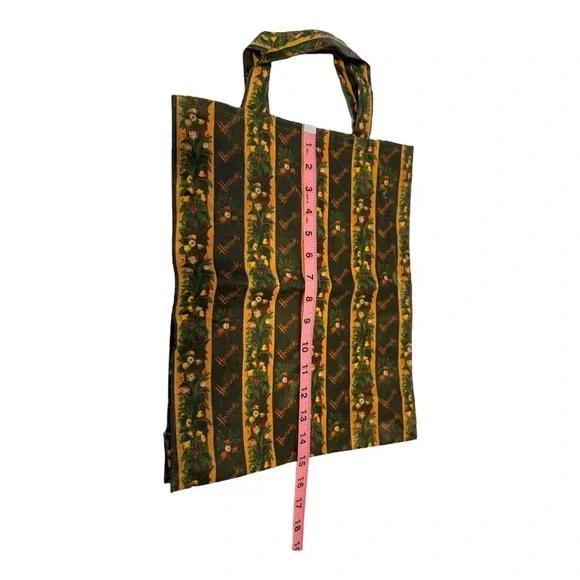 Harrods Vintage PVC Coated Tote Bag - Picture 7 of 11